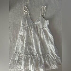 White target Babydoll dress XS